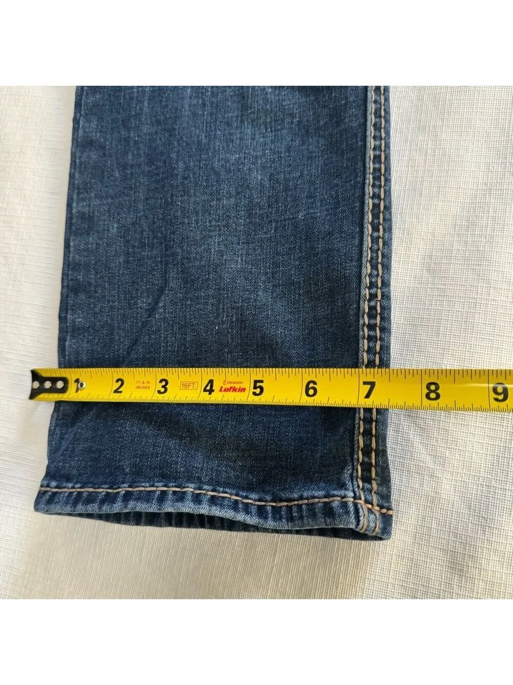 True Religion Billie Mid Rise Women's Straight Leg Jeans SZ 31 - Picture 11 of 12